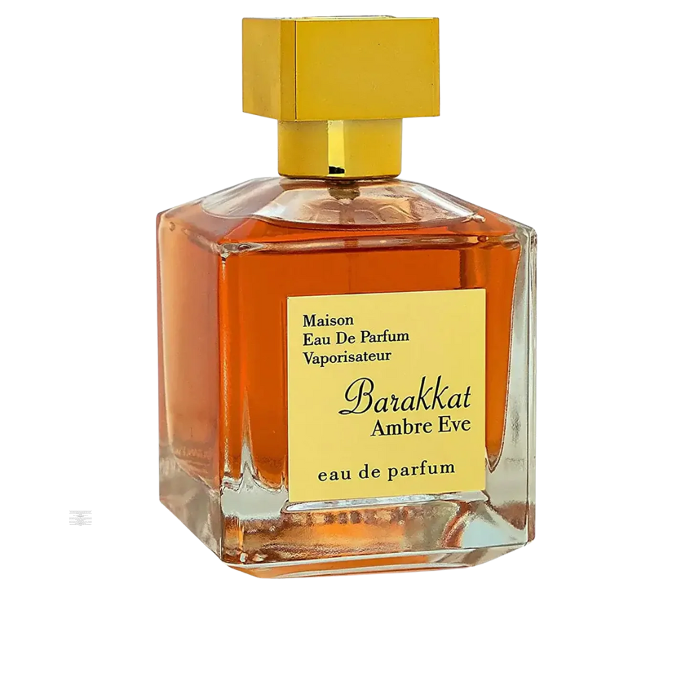 Bottle only of Fragrance World Barakkat Amber Eve 100 ml Eau de Parfum (no packaging)