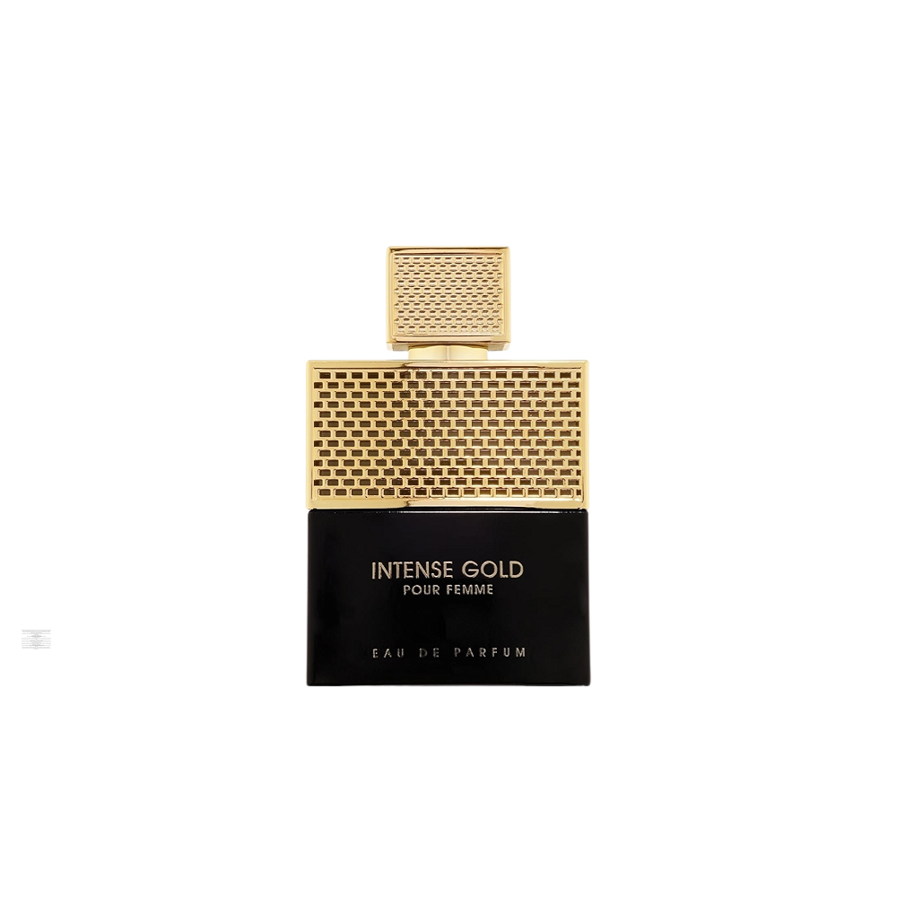 Bottle only of Fragrance World Intense Gold Pour Femme 100 ml Eau de Parfum