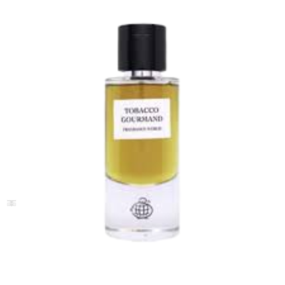 Bottle only of Fragrance World Tobacco Gourmand 80 ml Eau de Parfum (no packaging)