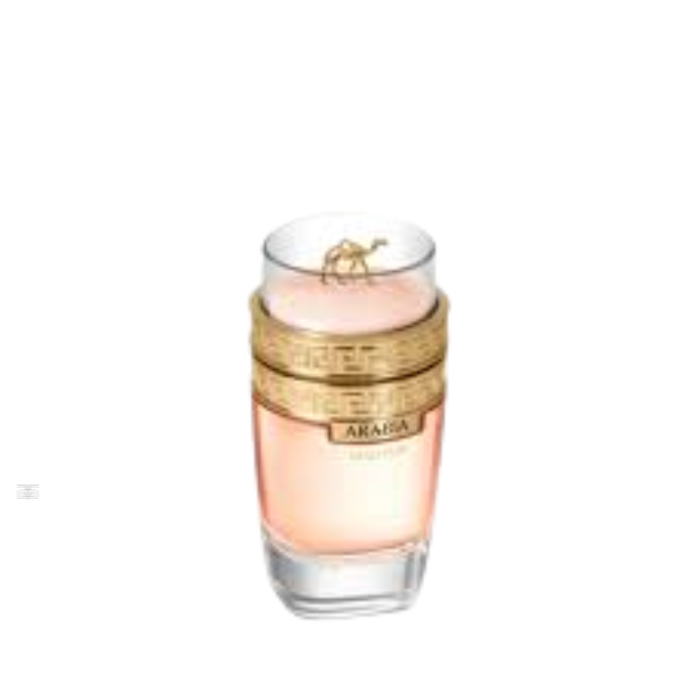 Bottle of Le Chameau Arabia Madame Pour Femme 100ml Eau de Parfum on white background.