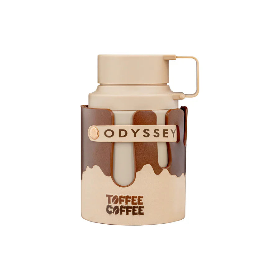 Odyssey Toffee Coffee container on a white background