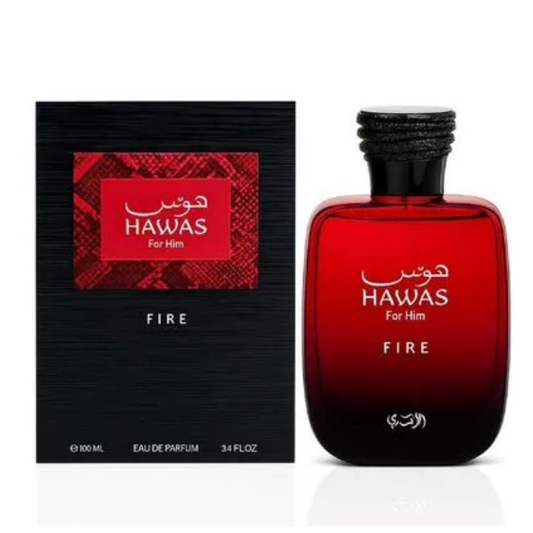 Rasasi Hawas Fire Box And Bottle