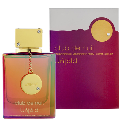 Armaf Club De Nuit Untold 105ml Eau de Parfum retail box and bottle