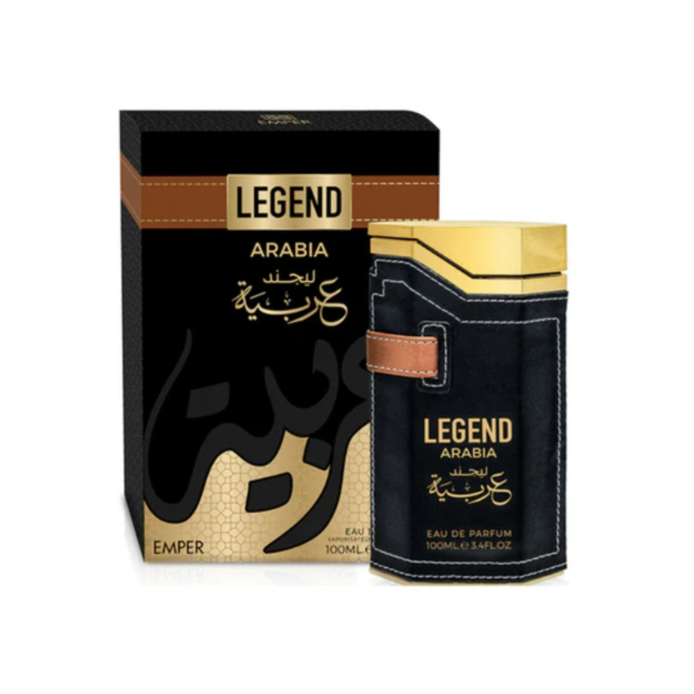 Emper Legend Arabia 100ml Eau de Parfum retail box and bottle