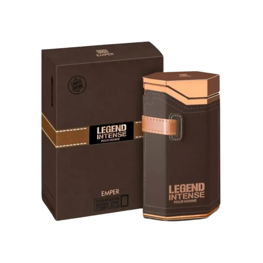 Emper Legend Intense 100 ml Eau de Parfum retail box and bottle