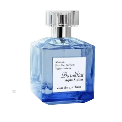 Bottle only of Fragrance World Barakkat Aqua Stellar 100 ml Eau de Parfum (no packaging)