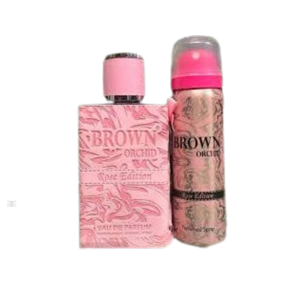 Bottle only of Fragrance World Brown Orchid Rose Edition 80ml Eau de Parfum