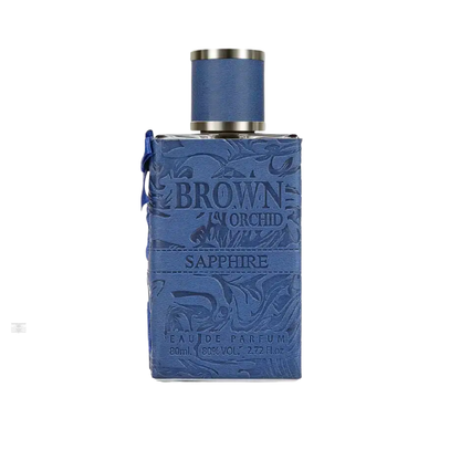 Bottle only of Fragrance World Brown Orchid Saphire 80ml Eau de Parfum