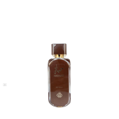 Bottle only of Fragrance World Hayaati Royale 100ml Eau de Parfum