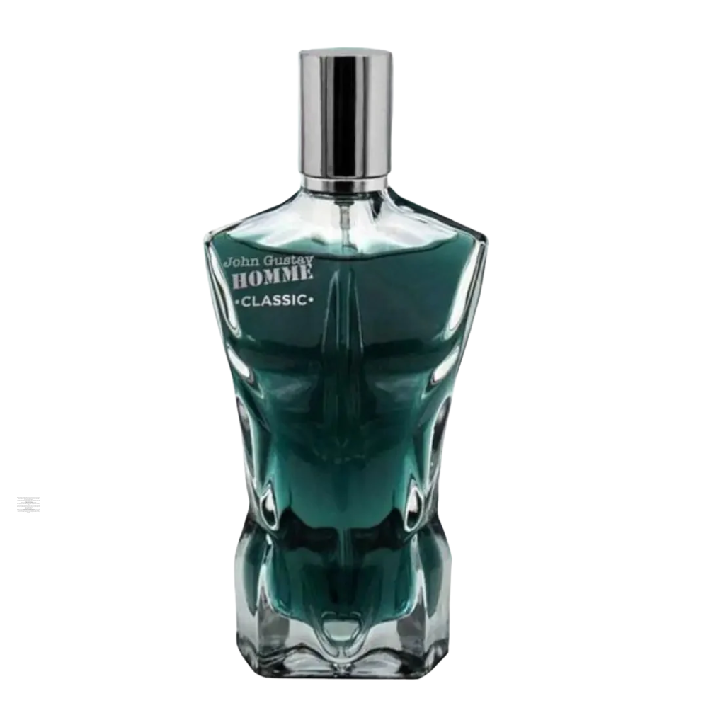 Bottle only of Fragrance World John Gustav Homme Classic 100 ml Eau de Parfum (no packaging)