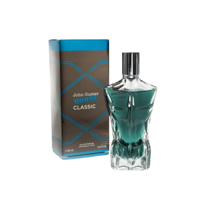 Fragrance World John Gustav Homme Classic 100 ml Eau de Parfum retail box and bottle