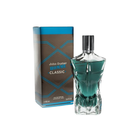 Fragrance World John Gustav Homme Classic 100 ml Eau de Parfum retail box and bottle