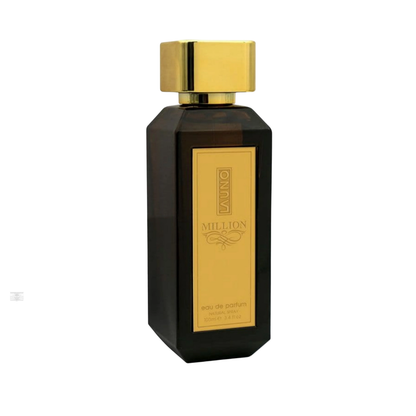 Bottle only of Fragrance World Launo Million 100 ml Eau de Parfum (no packaging)