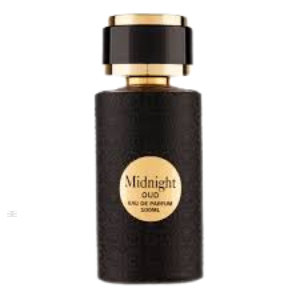 Bottle only of Fragrance World Midnight Oud 100 ml Eau de Parfum (no packaging)