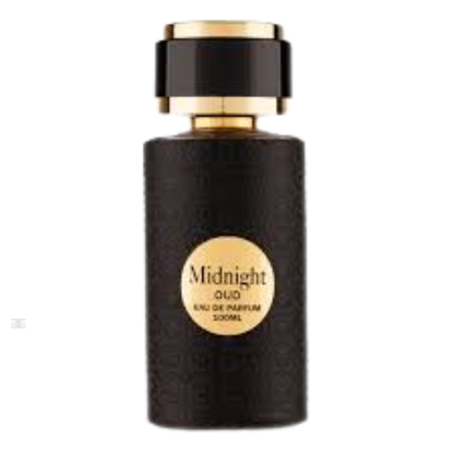 Bottle only of Fragrance World Midnight Oud 100 ml Eau de Parfum (no packaging)