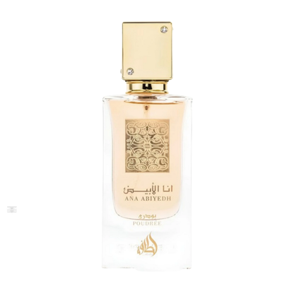 Bottle only of Lattafa Ana Abiyedh Poudrée 60 ml Eau de Parfum