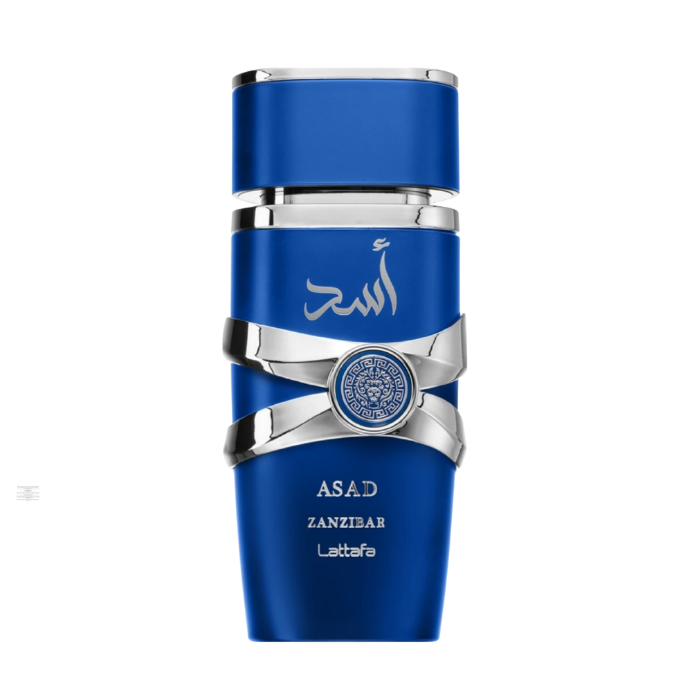 Bottle only of Lattafa Asad Zanzibar 100 ml Eau de Parfum